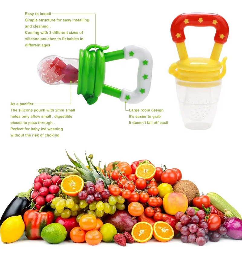 Miniatura 2 de chupo para bebe alimentos frutas